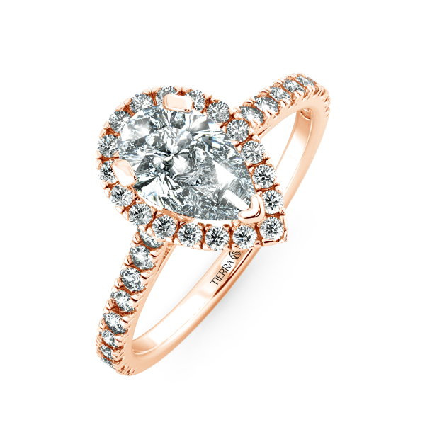 Nhẫn đính hôn Halo đai tấm NCH8301 3